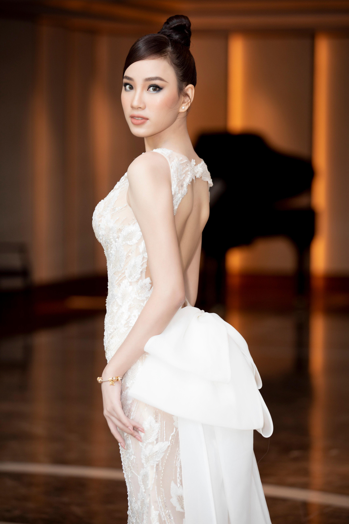 Trước khi tham gia Hoa hậu Việt Nam 2020, Ái Nhi từng gây chú ý khi lọt Top 10 "Hoa hậu thế giới Việt Nam 2019".