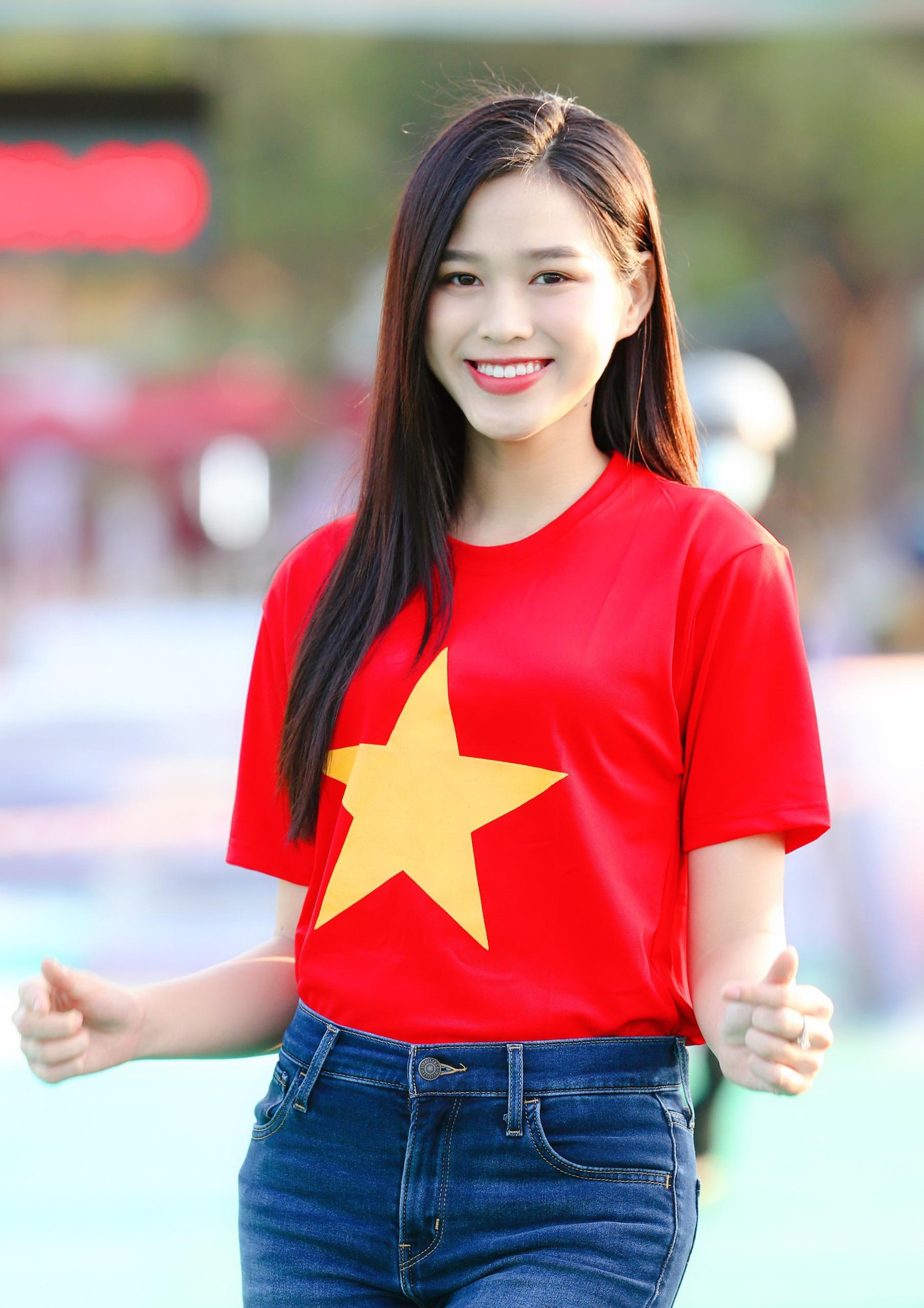 Lần đầu tiên đồng hành cùng Giải Vô địch Quốc gia Marthon và cự ly dài Báo Tiền phong với cương vị Hoa hậu Việt Nam, Đỗ Thị Hà không giấu được sự hào hứng, thích thú khi đồng hành với giải.