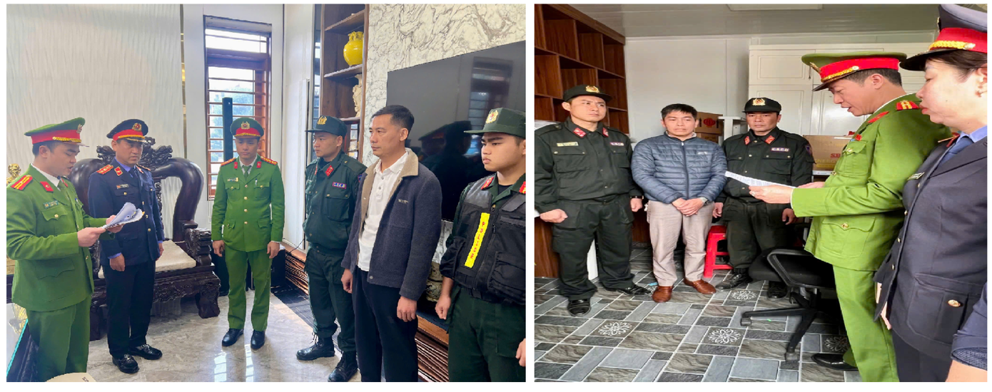 Cơ quan chức năng thi hành các quyết định đối với 2 đối tượng Cơ quan chức năng thi hành các quyết định đối với 2 đối tượng