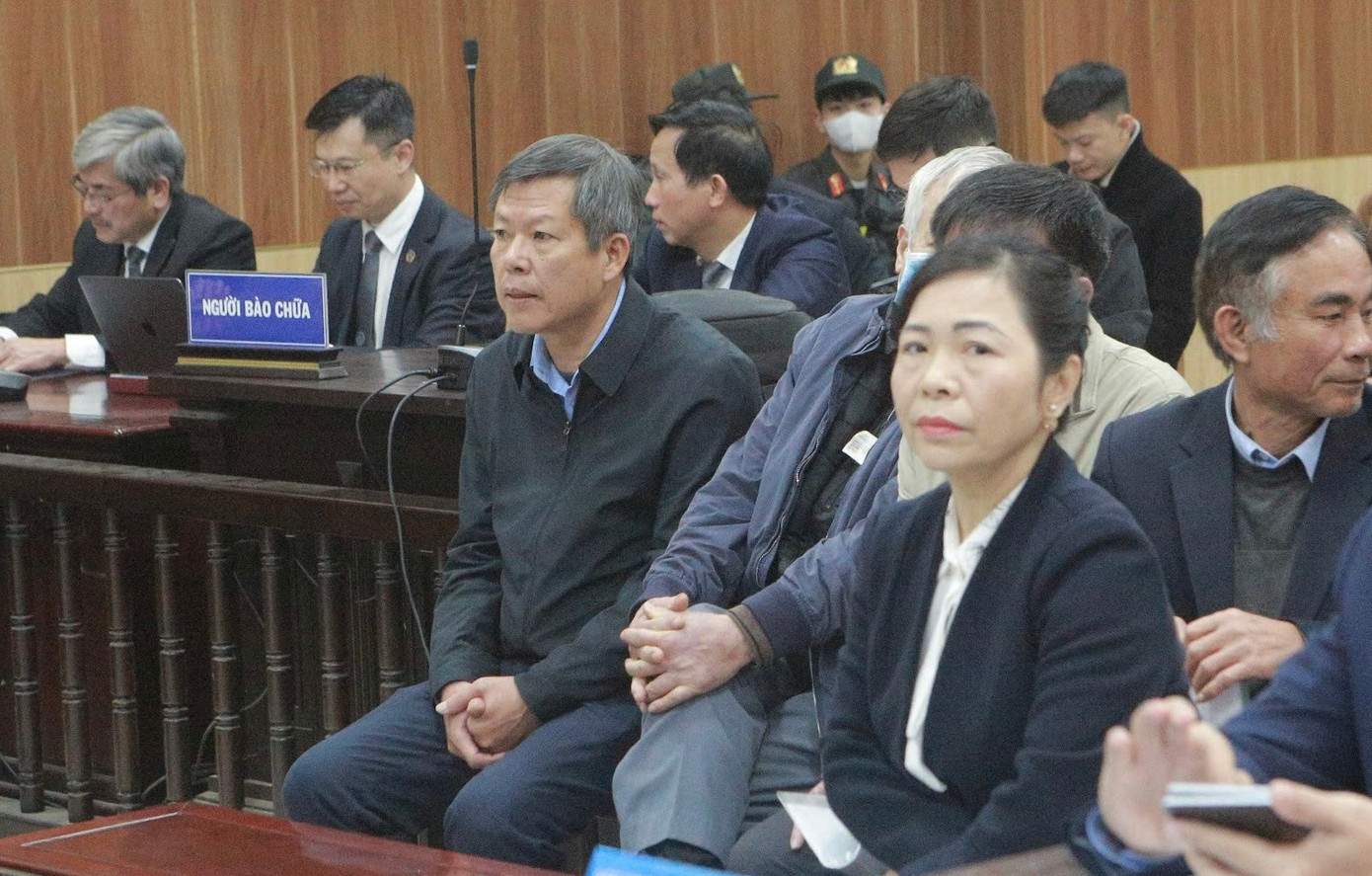 Bị cáo Nguyễn Bá Hùng tại phiên toà