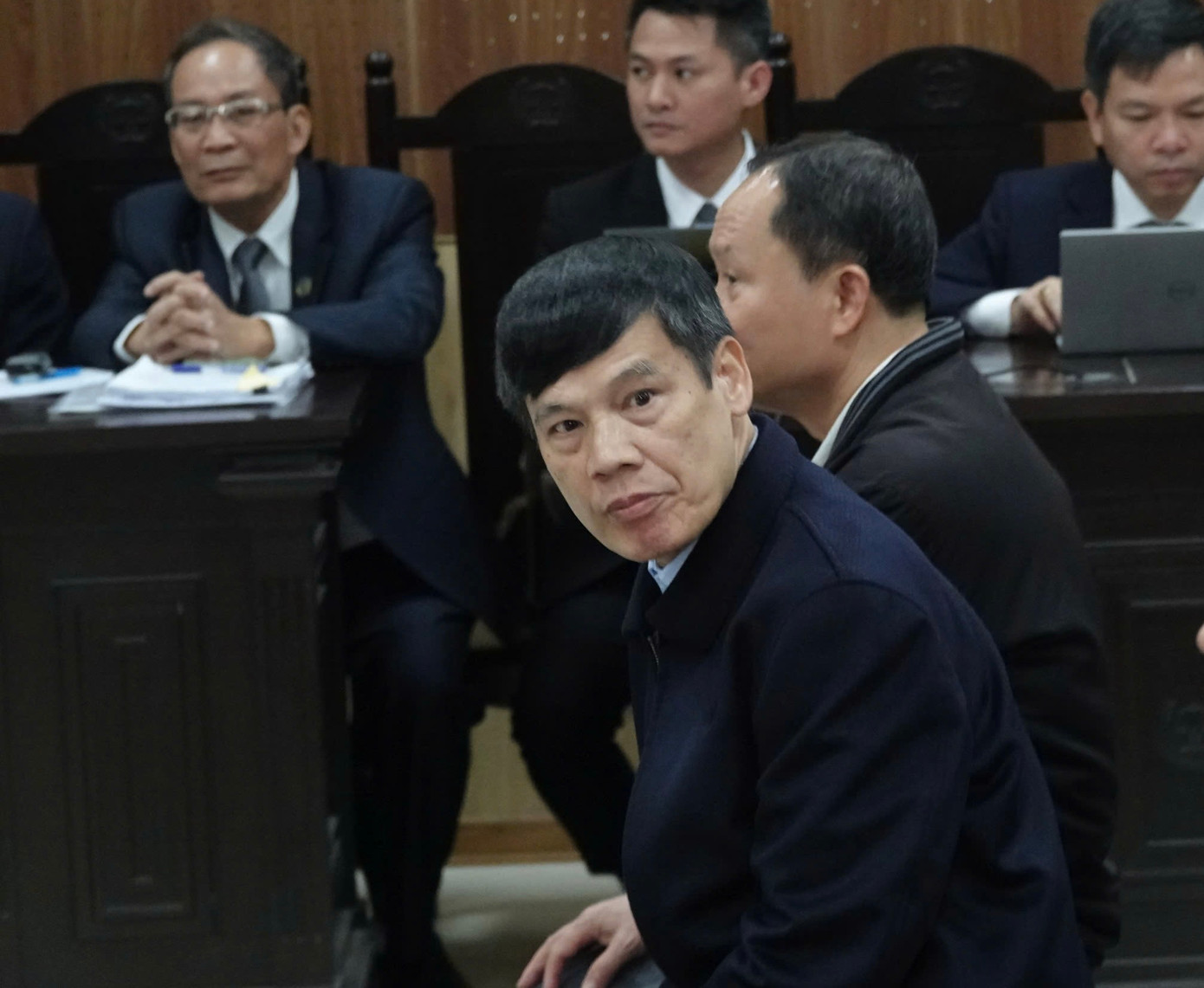 Bị cáo Nguyễn Đình Xứng tại phiên toà