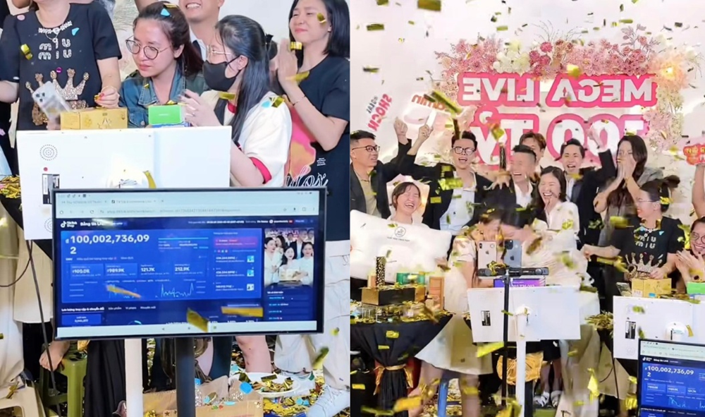 Phiên livetream 100 tỷ gây chú ý thời gian qua. Phiên livetream 100 tỷ gây chú ý thời gian qua.