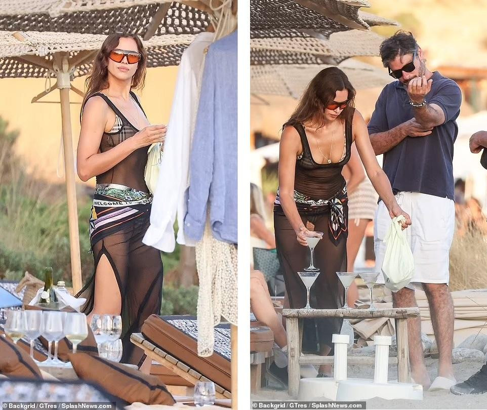 Sau khi chia tay Bradley Cooper, Irina chưa công khai mối quan hệ mới. Tuy nhiên, trong kỳ nghỉ này, cô đặc biệt thân thiết với một người đàn ông bí ẩn.