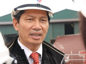 Ông Phạm Thanh Bình, Bí thư Đảng ủy, Chủ tịch Hội đồng quản trị Vinashin. 