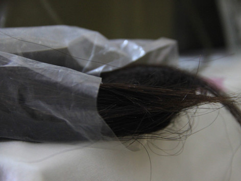 Chang tóc - kỷ vật của bà Thơ. Chang tóc - kỷ vật của bà Thơ