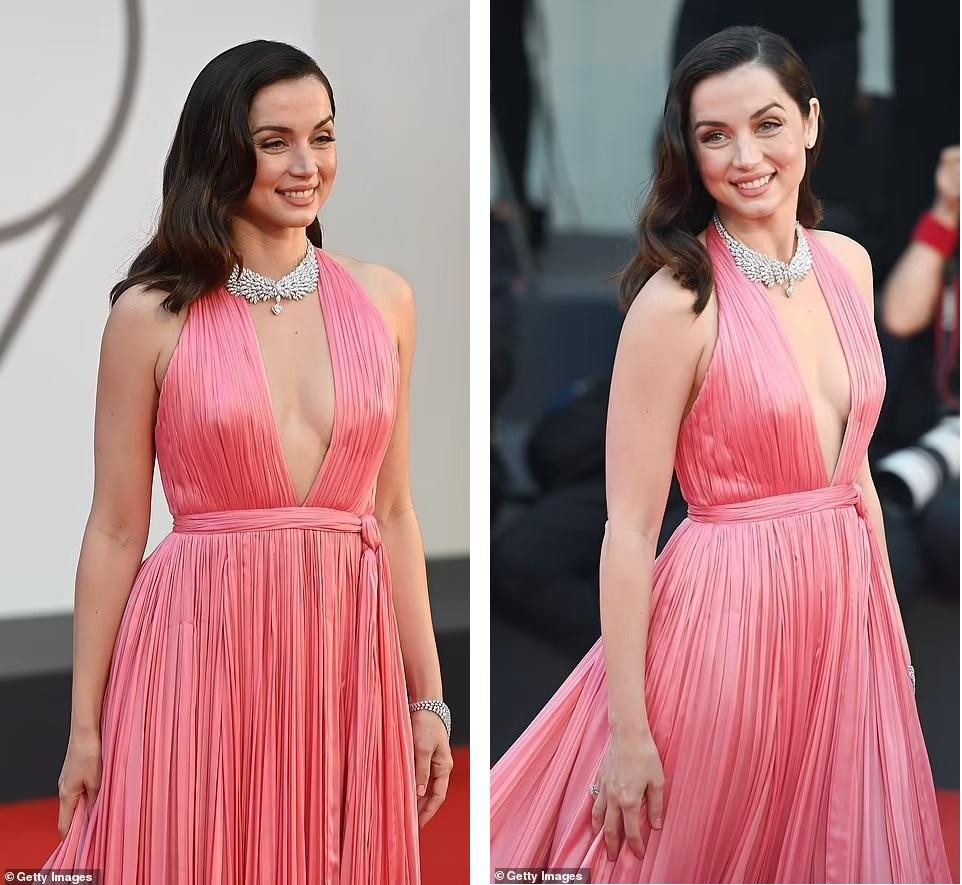 Ana de Armas đằm thắm, gợi cảm ở tuổi 34. Dù từng bị chê không phù hợp để vào vai Marilyn Monroe, Ana đã chứng minh điều ngược lại khi tác phẩm do cô đóng chính nhận được tràng pháo tay 14 phút khi công chiếu tại LHP Venice lần thứ 79.