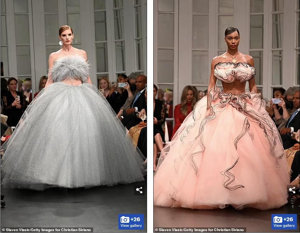 Bộ sưu tập mới của Christian Siriano lấy cảm hứng từ thời trang thập niên 50, tập trung vào sự sang trọng, thanh lịch và gợi cảm.