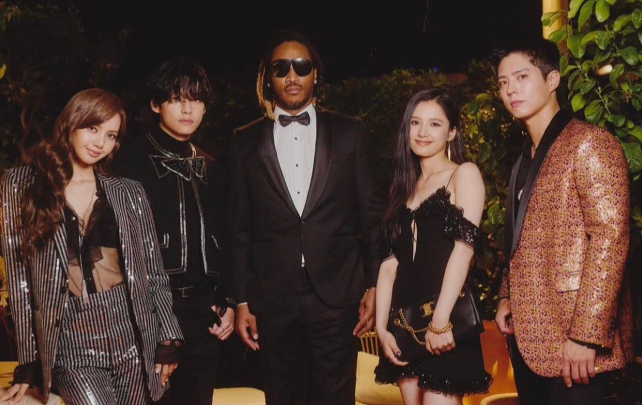 Nữ diễn viên Trung Quốc Trương Tịnh Nghi, đại sứ châu Á khác của CELINE, cũng tham dự sự kiện toàn sao đình đám. Ảnh: Twitter.