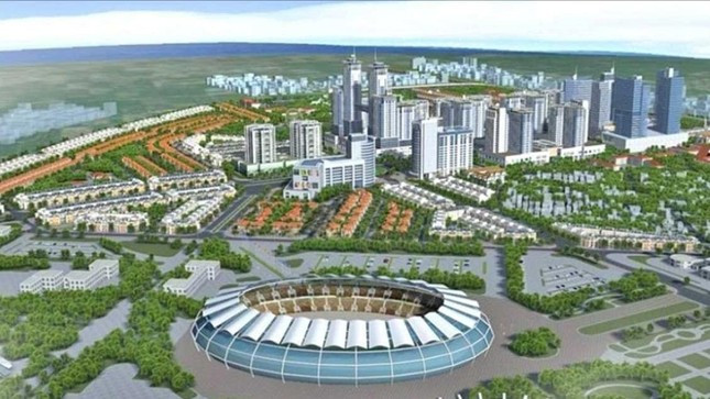 Mô hình 3D dự án Khu công nghệ cao sinh học Hà Nội.