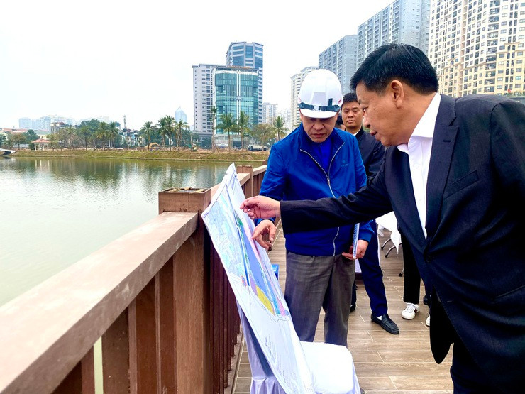 Phó Chủ tịch UBND thành phố Hà Nội Dương Đức Tuấn kiểm tra tiến độ dự án Phó Chủ tịch UBND thành phố Hà Nội Dương Đức Tuấn kiểm tra tiến độ dự án