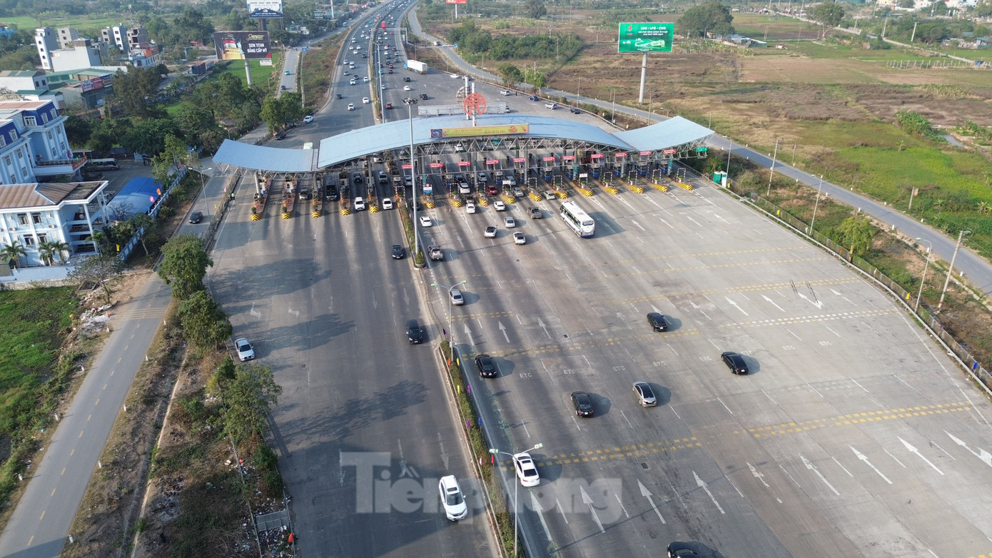 Dù vậy, không xảy ra ùn tắc tại khu vực Trạm thu phí Pháp Vân - Cầu Giẽ