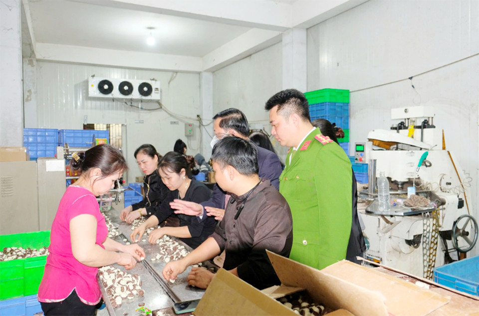 Đoàn liên ngành kiểm tra xưởng sản xuất bánh kẹo của Công ty TNHH Thực phẩm Hải Việt, tại quận Hà Đông. Đoàn liên ngành kiểm tra xưởng sản xuất bánh kẹo của Công ty TNHH Thực phẩm Hải Việt, tại quận Hà Đông.