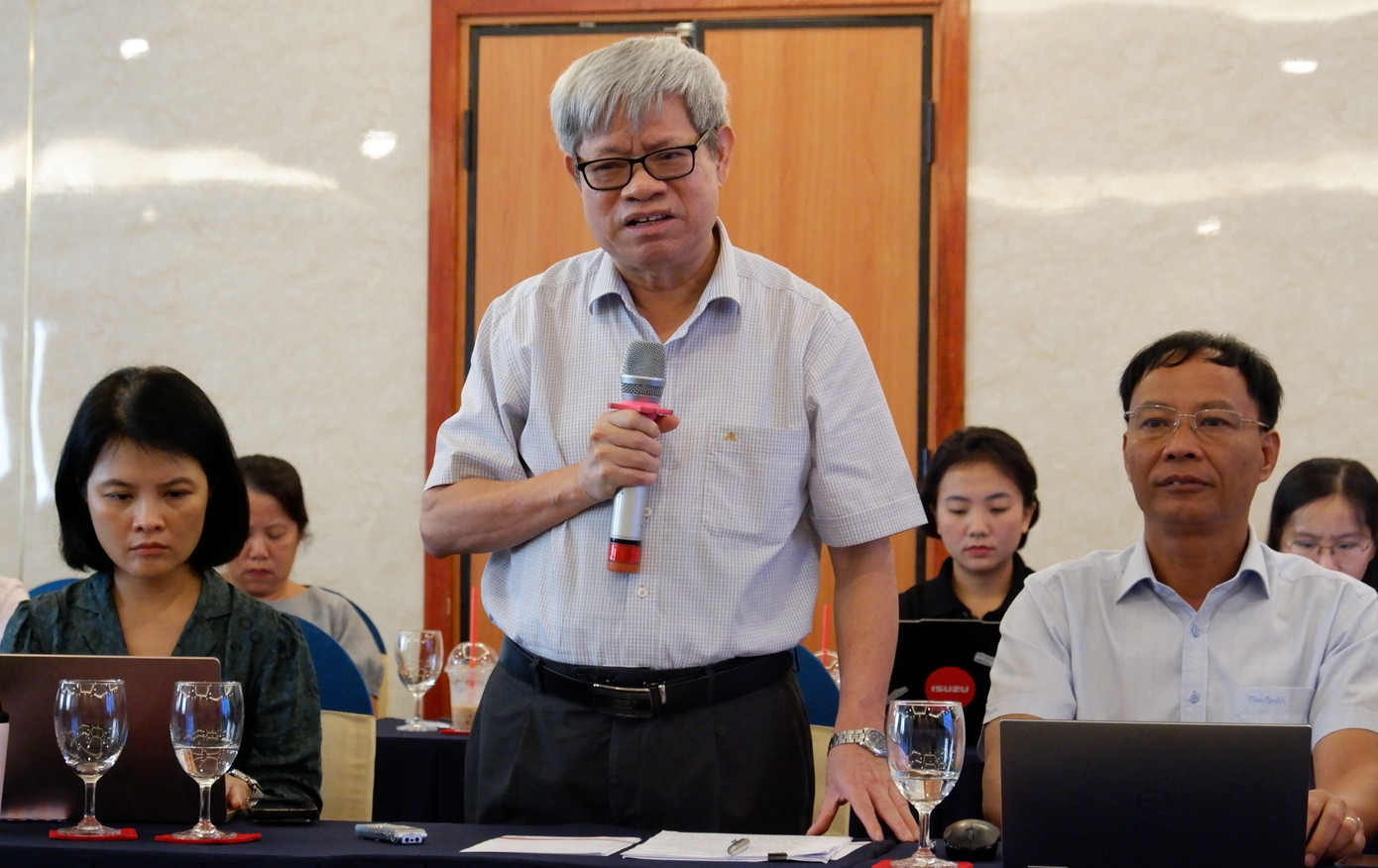 PGS.TS Phùng Chí Sỹ – Phó Chủ tịch Hội Thiên nhiên và Bảo vệ Môi trường Việt Nam. Ảnh: Hữu Huy