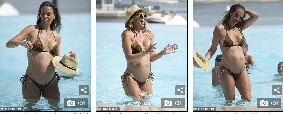 Người đẹp sinh năm 1983 được trông thấy cùng các con vui vẻ ở một bể bơi trong kỳ nghỉ ở Dubai cùng gia đình vừa qua. Người đẹp sinh năm 1983 được trông thấy cùng các con vui vẻ ở một bể bơi trong kỳ nghỉ ở Dubai cùng gia đình vừa qua.