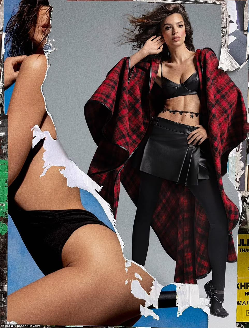 Nàng mẫu, nhà thiết kế sinh năm 1991 lầm mẫu cho chính bộ sưu tập thời trang mùa Thu mới do cô hợp tác với Revolve có tên Dundas x Revolve.