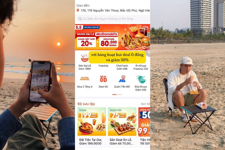 Để kịp “chạy KPI” check-in các điểm đến hot nhất Đà Nẵng trong một ngày, Rọt ưu tiên việc đặt đồ ăn tại ShopeeFood. Vừa tiết kiệm thời gian, lại vừa nhận được nhiều ưu đãi hấp dẫn. Để kịp “chạy KPI” check-in các điểm đến hot nhất Đà Nẵng trong một ngày, Rọt ưu tiên việc đặt đồ ăn tại ShopeeFood. Vừa tiết kiệm thời gian, lại vừa nhận được nhiều ưu đãi hấp dẫn.