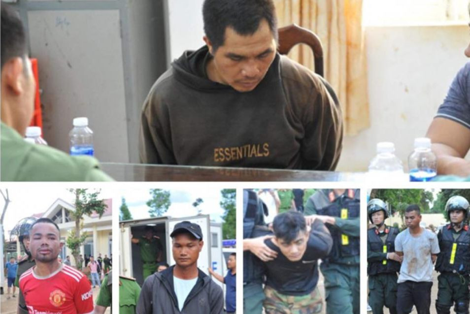 Một số nghi phạm bị bắt giữ. Một số nghi phạm bị bắt giữ.