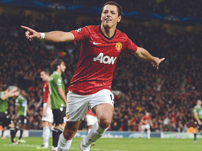 “Đậu nhỏ” Hernandez góp công lớn trong cuộc ngược dòng ngay tại Old Trafford của M.U trước Braga rạng sáng qua. Ảnh: EPA