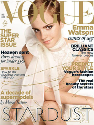 Emma Watson khác lạ trên Vogue 
