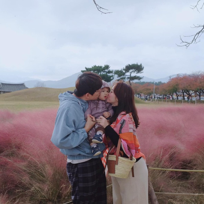 Gia đình hạnh phúc của cặp đôi (Ảnh: Nguyễn Mai Ly).