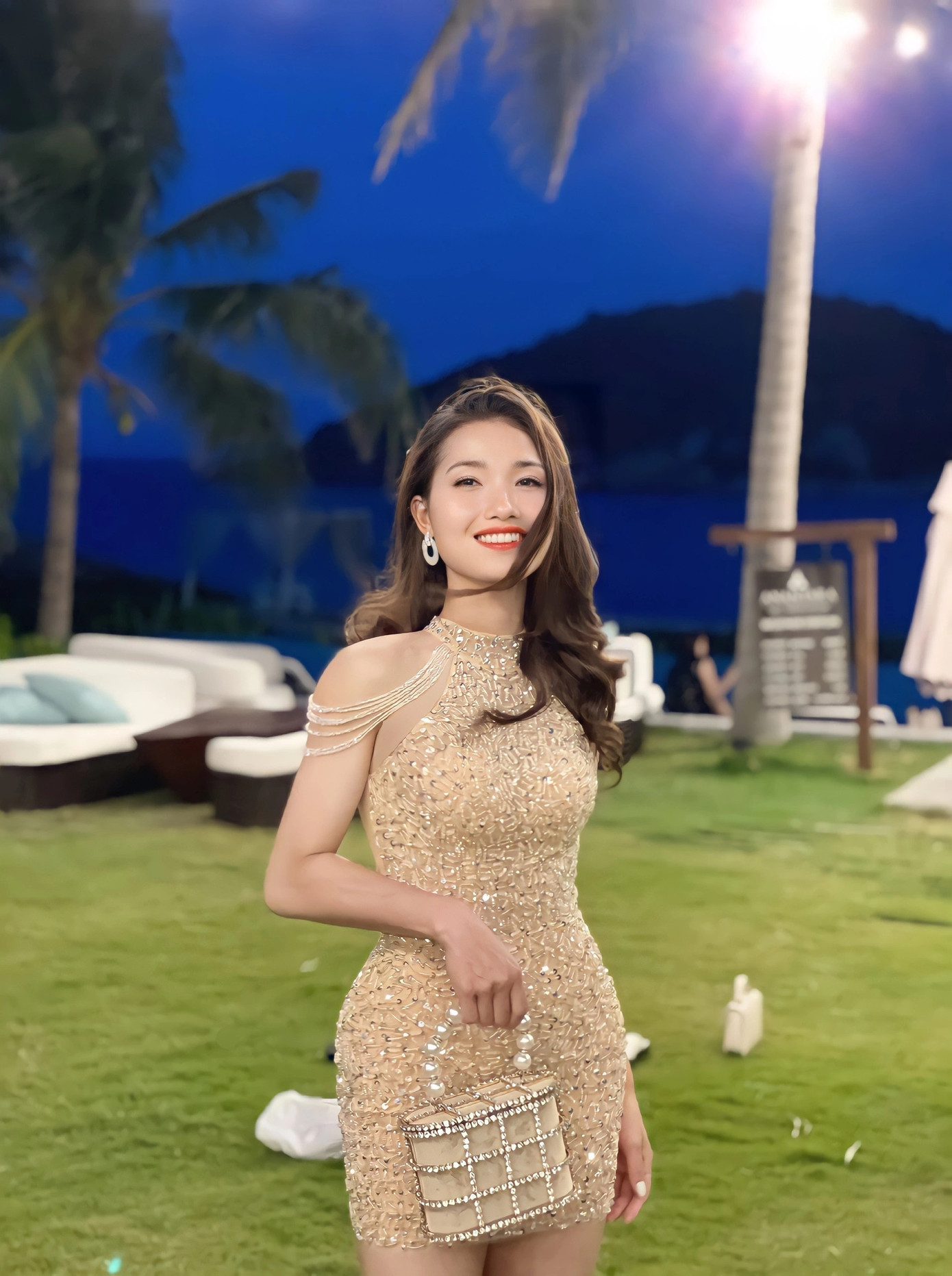 Nhan sắc xinh đẹp của nữ vận động viên (Ảnh: L. N).