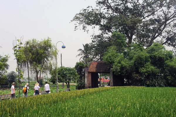 Trải qua bao thăng trầm, Đường Lâm vẫn lưu giữ hình ảnh của một ngôi làng cổ Việt Nam với cổng làng, cây đa, ao sen. Cổng làng Đường Lâm đẹp như một bức tranh. 