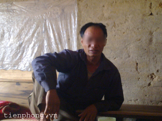 Cha của L.T.T Ảnh: Bình Anh