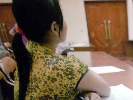 Một trong những nạn nhân may mắn được giải cứu khỏi nạn buôn bán người. Một trong những nạn nhân may mắn được giải cứu khỏi nạn buôn bán người