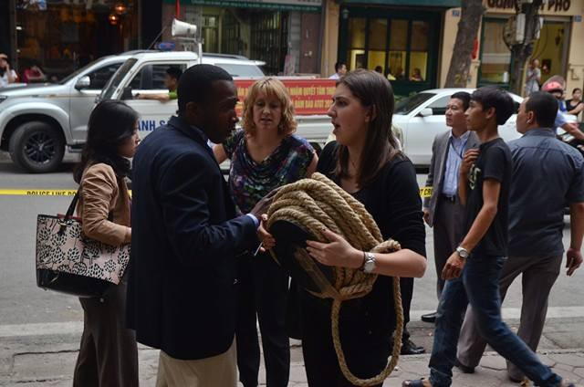 Ông Obama thưởng thức bún chả Hà Nội ảnh 36