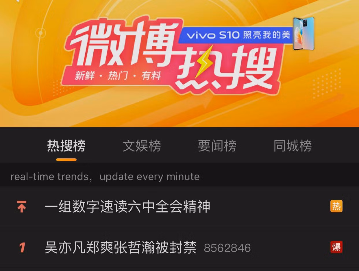 Hashtag của 3 lưu lượng một thời đang là tâm điểm trên Weibo với hơn 190 triệu lượt xem.