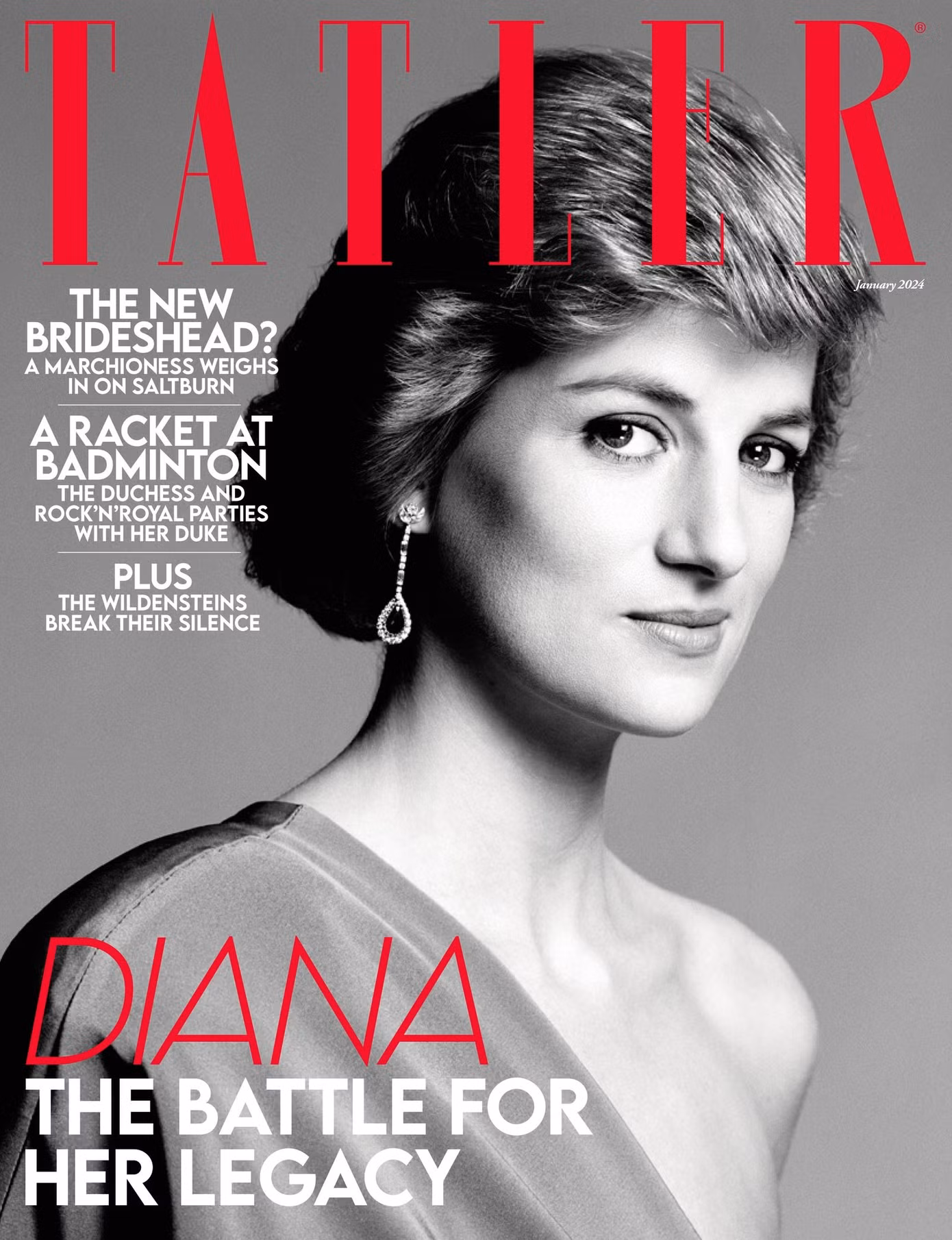 Ảnh chân dung Diana của David Bailey được đưa lên trang bìa tạp chí Tatler. Ảnh chân dung Diana của David Bailey được đưa lên trang bìa tạp chí Tatler.