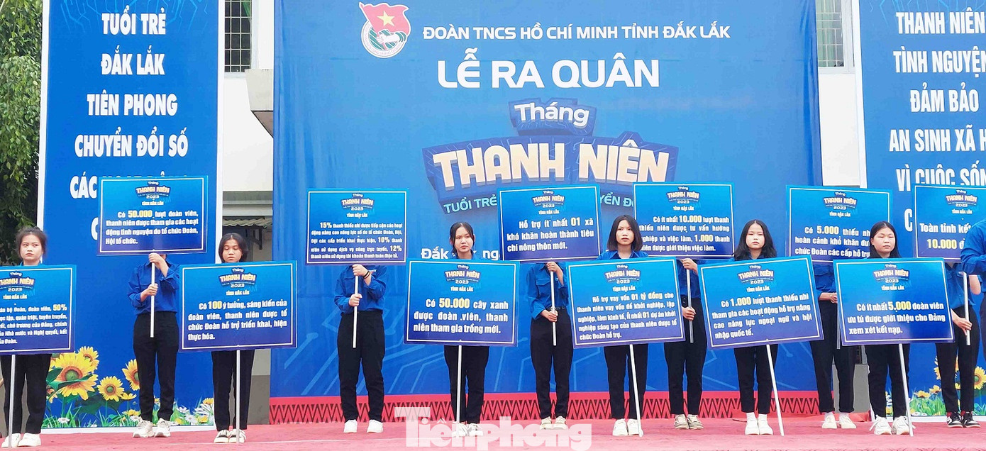 Tháng thanh niên các cấp bộ đoàn tập trung triển khai 12 chỉ tiêu