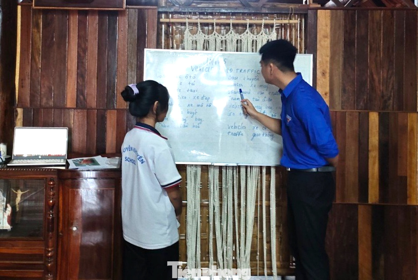 Học sinh hứng thú khi tham gia lớp học