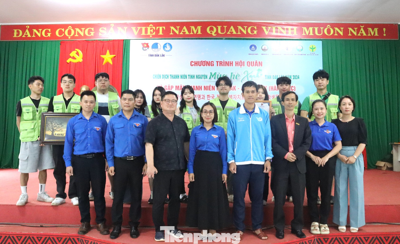 Hội quân chiến dịch thanh niên tình nguyện Mùa hè xanh và gặp mặt thanh niên tỉnh Đắk Lắk - Jeollbuk (Hàn Quốc)