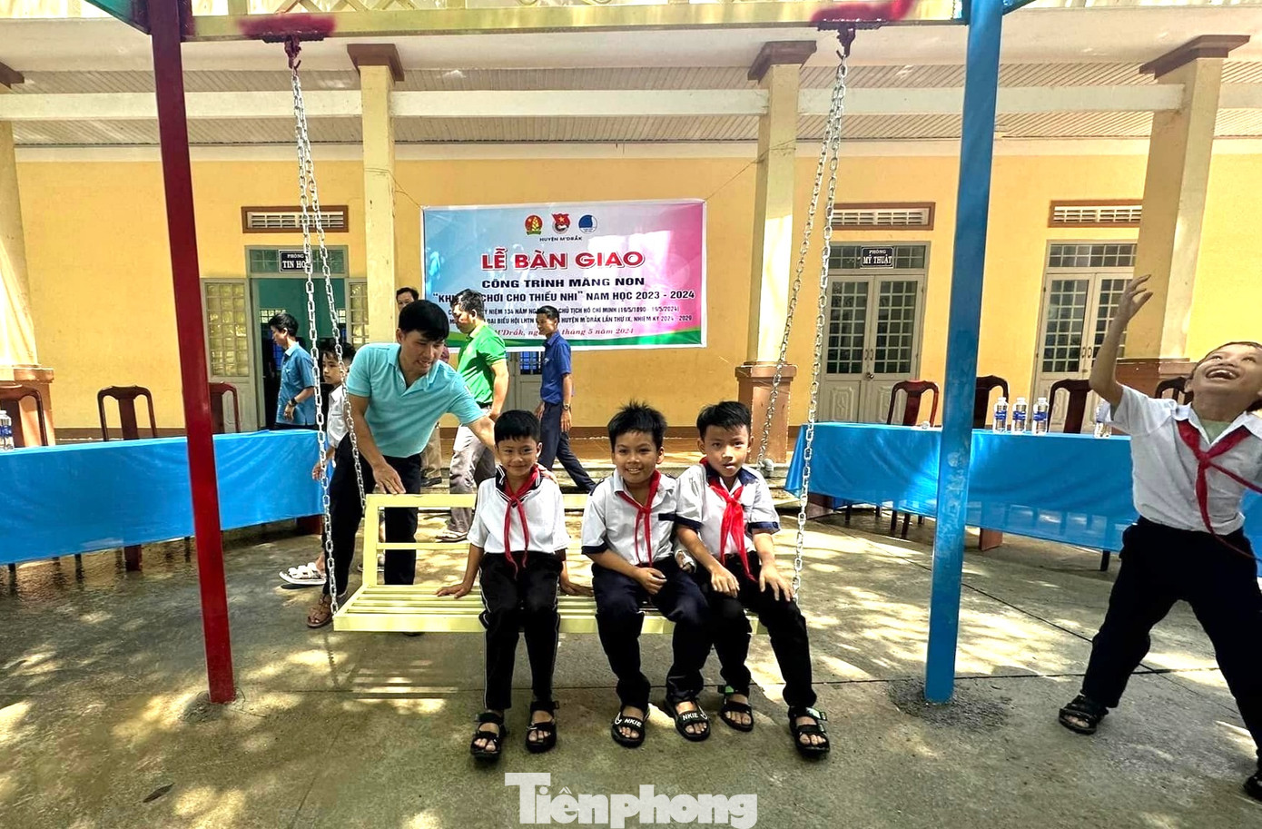 Công trình măng non “Khu vui chơi cho thiếu nhi” tại trường tiểu học trên địa bàn huyện M'đrắk