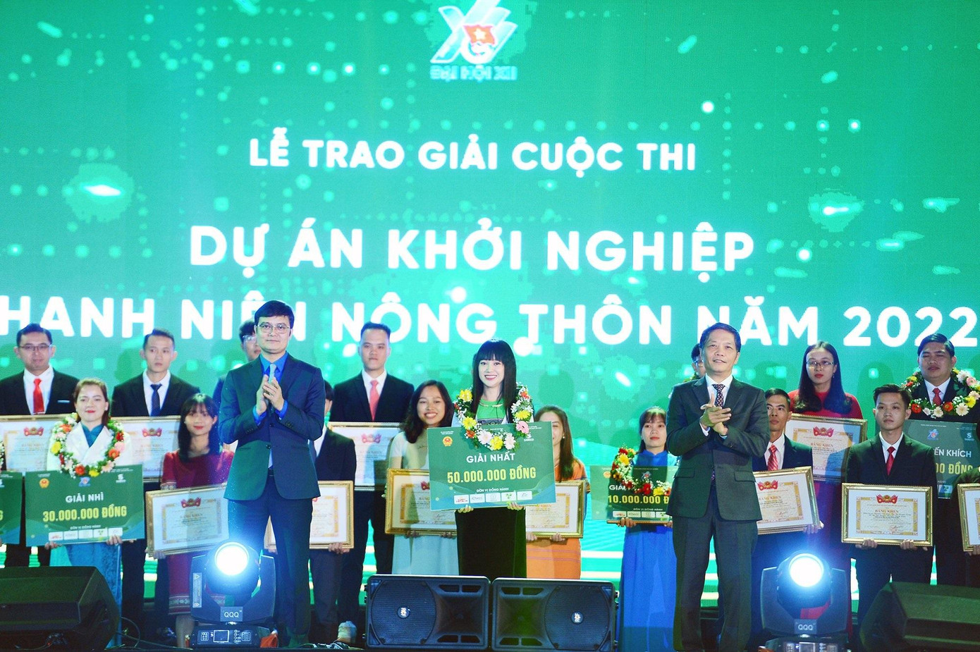 Lãnh đạo Trung ương trao giải nhất cuộc thi dự án khởi nghiệp thanh niên nông thôn năm 2022