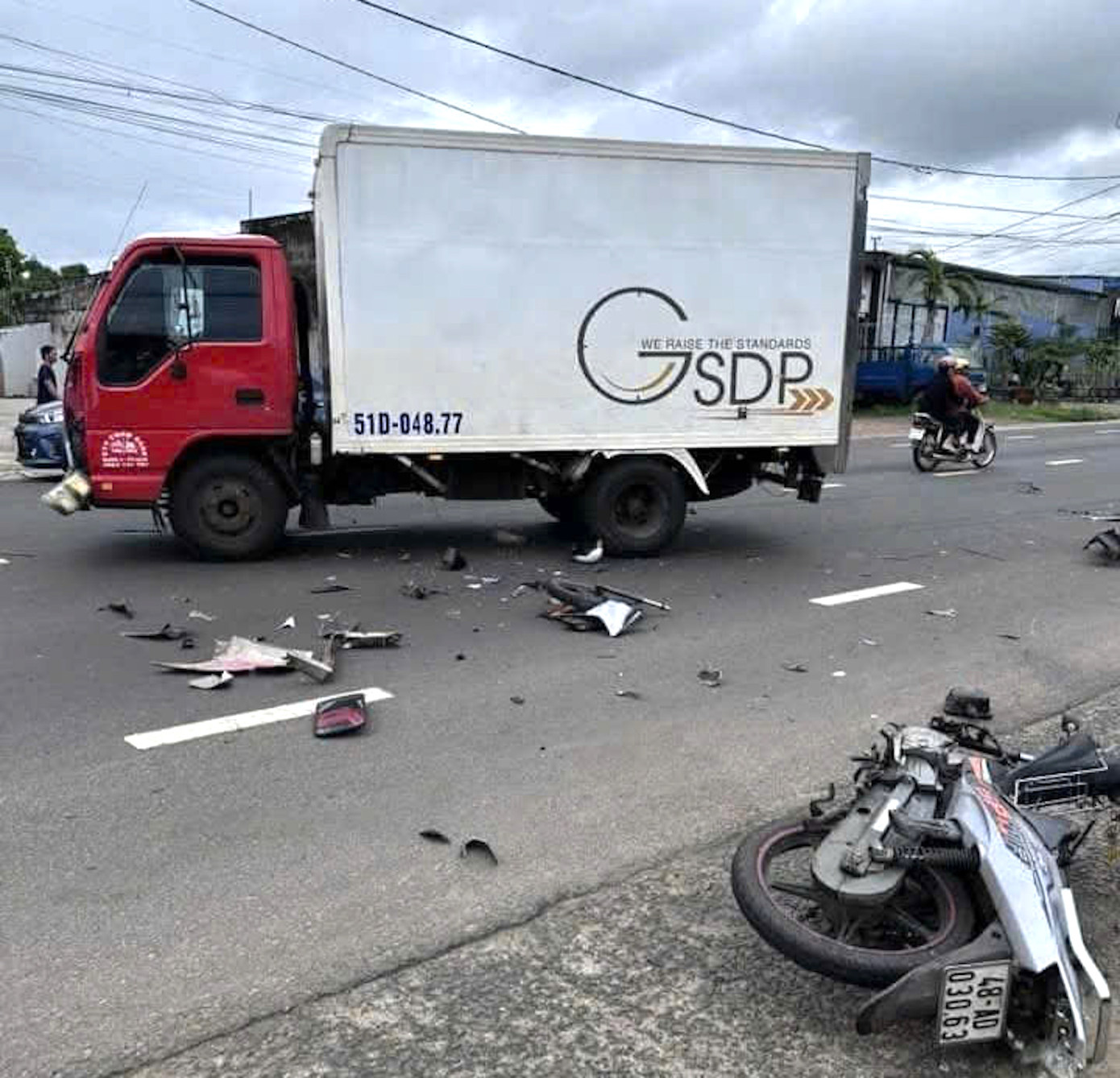 Hiện trường vụ tai nạn Hiện trường vụ tai nạn