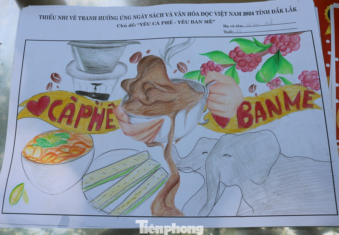 Chương trình thiếu nhi vẽ tranh với chủ đề: Yêu cà phê – Yêu Ban Mê. Mỗi em tham gia vẽ một tác phẩm bằng màu sáp hoặc màu nước/acrylic tại sự kiện trong thời gian 3 tiếng. Các tác phẩm sau sự kiện sẽ được trao tặng tới các em tham dự.