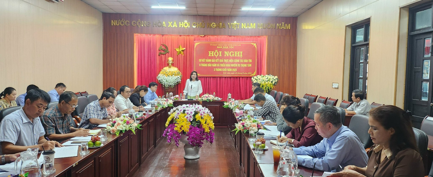 Ban Dân tộc tổ chức hội nghị sơ kết công tác dân tộc 9 tháng đầu năm Ban Dân tộc tổ chức hội nghị sơ kết công tác dân tộc 9 tháng đầu năm