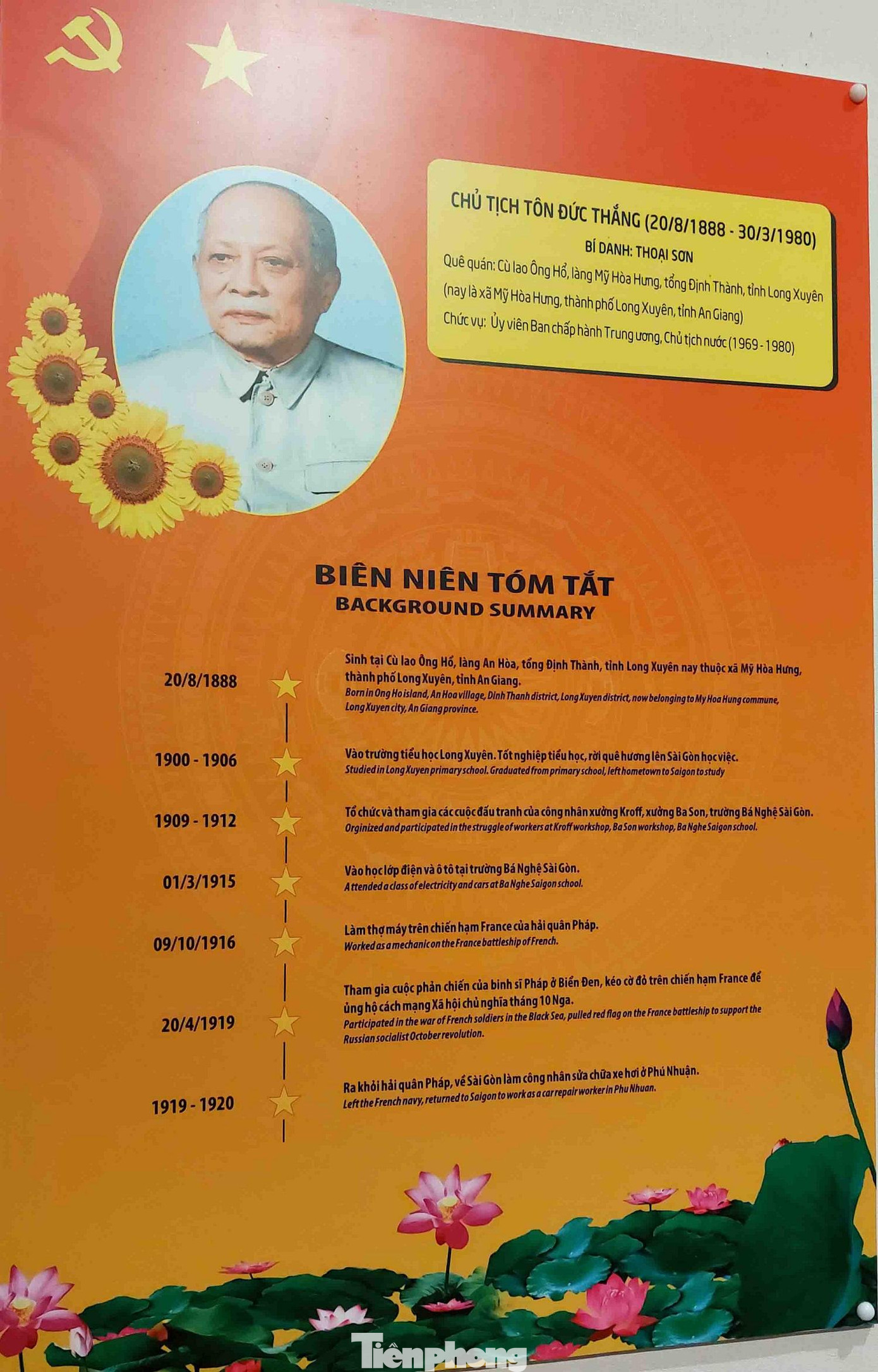 Triển lãm giúp thế hệ trẻ nỗ lực học tập và làm theo tấm gương đạo đức của Chủ tịch Tôn Đức Thắng Triển lãm giúp thế hệ trẻ nỗ lực học tập và làm theo tấm gương đạo đức của Chủ tịch Tôn Đức Thắng