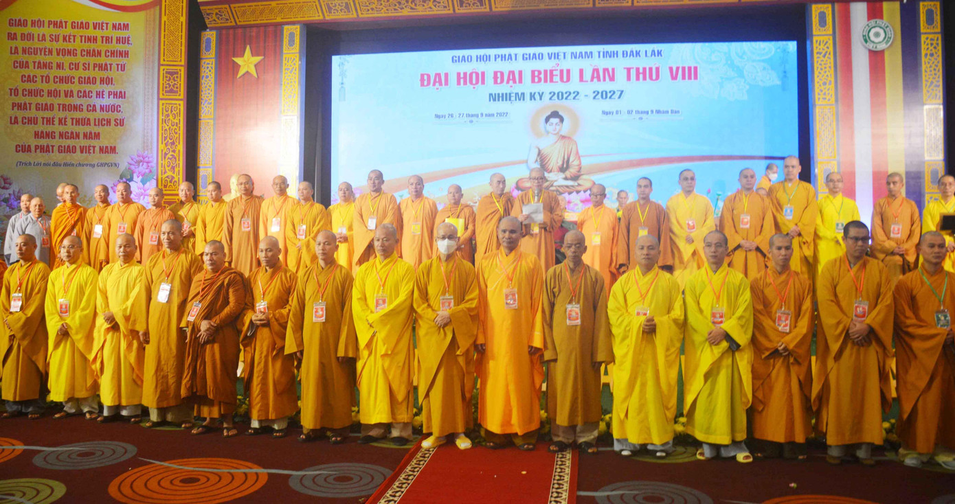 Giáo hội phật giáo Việt Nam tỉnh Đắk Lắk đại hội đại biểu lần thứ VIII, nhiệm kỳ 2022-2027 Giáo hội phật giáo Việt Nam tỉnh Đắk Lắk đại hội đại biểu lần thứ VIII, nhiệm kỳ 2022-2027