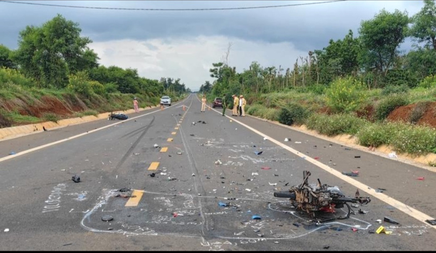 Hiện trường vụ tai nạn