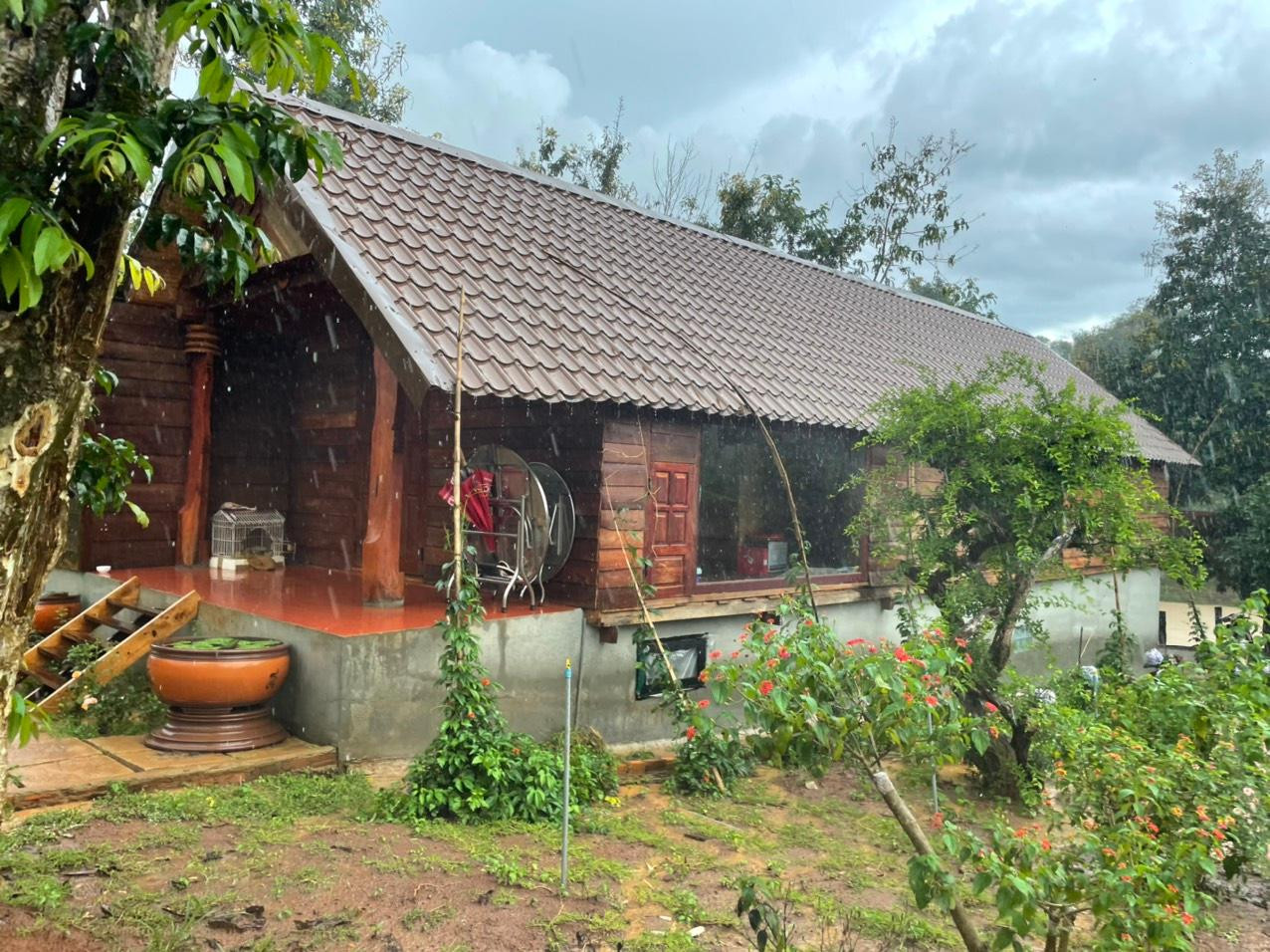 Một người dân nơi đây cho biết, khu vực nghỉ dưỡng này trước đó được trồng cà phê. Chủ đất này đã san ủi rồi xây dựng nhiều hạng mục để nghỉ dưỡng.