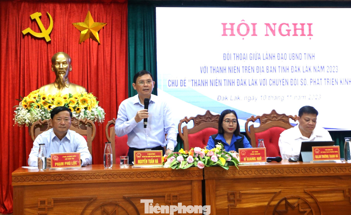 Hội nghị đối thoại giữa lãnh đạo UBND tỉnh với thanh niên trên địa bàn tỉnh Đắk Lắk năm 2023