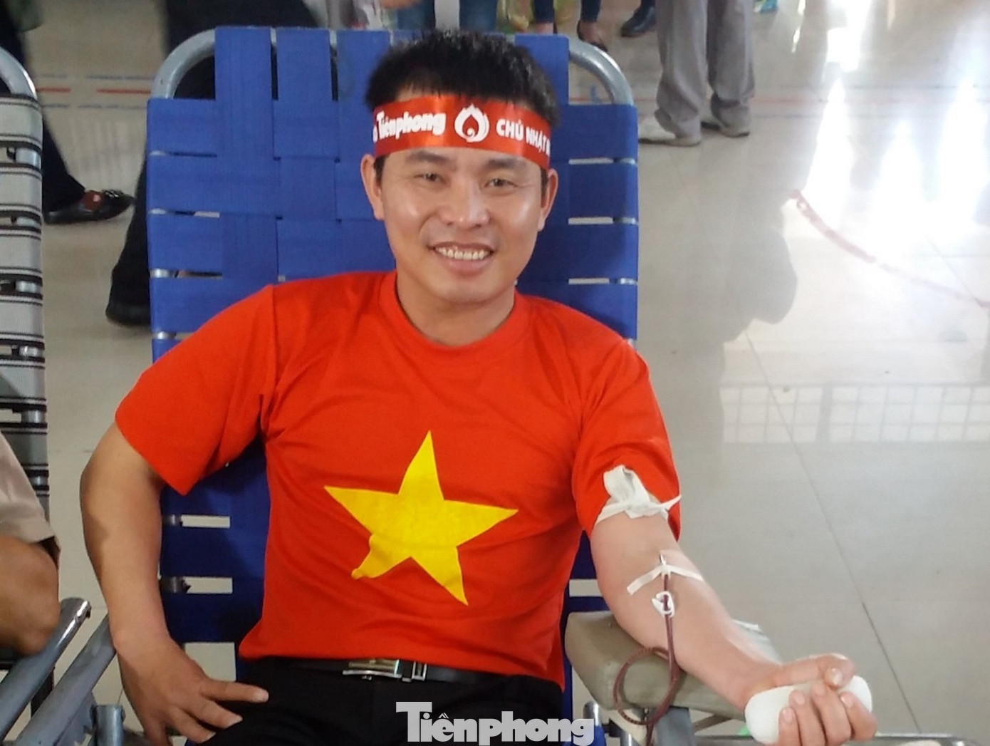 Anh Vinh đã có 20 lần hiến máu tình nguyện