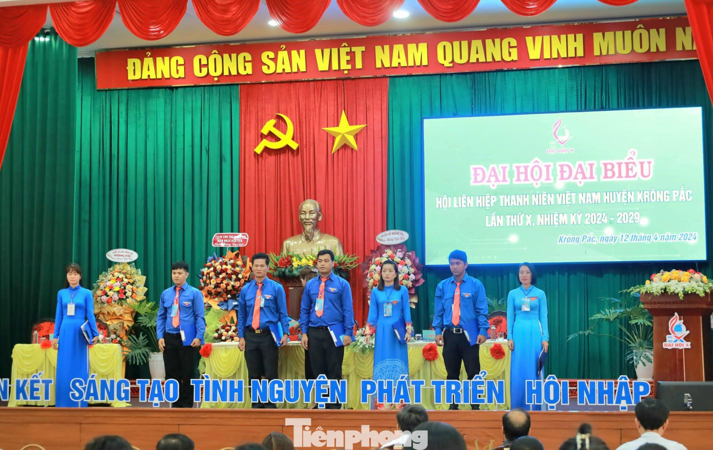 Huyện Đoàn Krông Pắc vừa tổ chức thành công Đại hội đại biểu Hội liên hiệp Thanh niên Việt Nam huyện lần thứ X