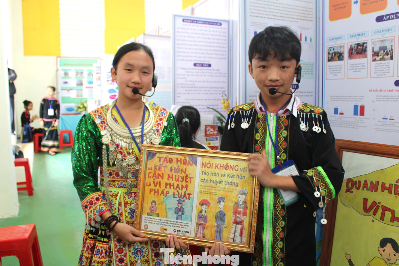 Dự án của hai em góp phần giảm thiểu nạn tảo hôn Dự án của hai em góp phần giảm thiểu nạn tảo hôn