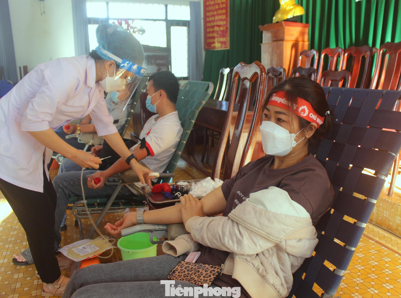 Chị Hương Giang có trên 15 lần hiến máu