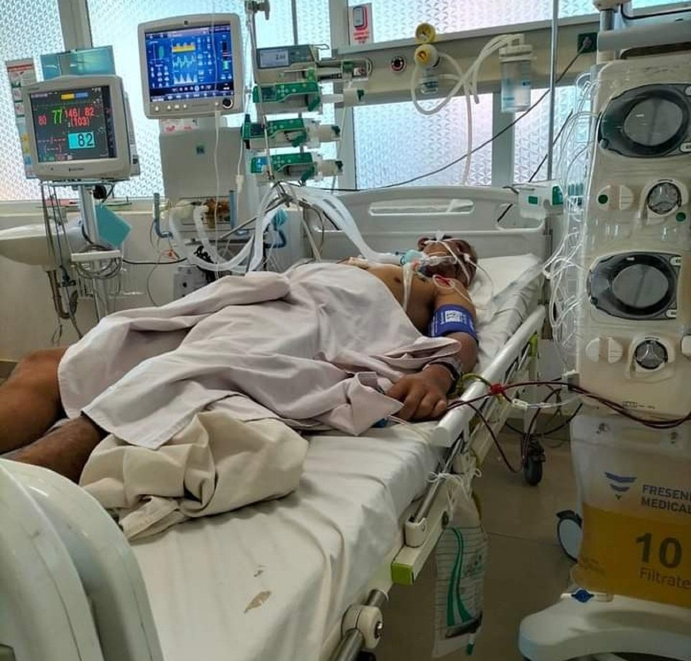 Bệnh nhân Y.Đ.W.P. điều trị tại Bệnh viện đa khoa vùng Tây Nguyên