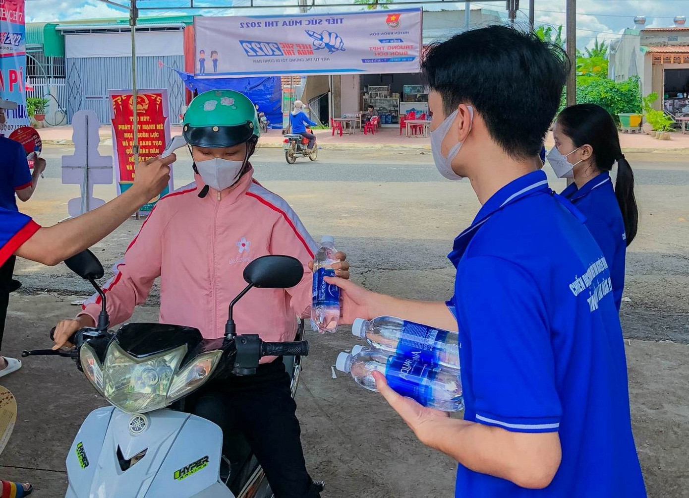 Triệu Đức Minh trong lần tham gia Tiếp sức mùa thi Triệu Đức Minh trong lần tham gia Tiếp sức mùa thi